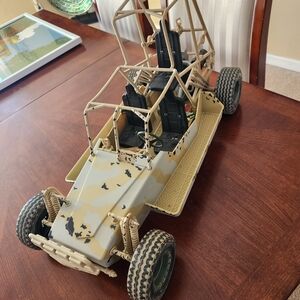 Vintage Hasbro Gi Joe Tan and Black Off-Road Toy Buggy